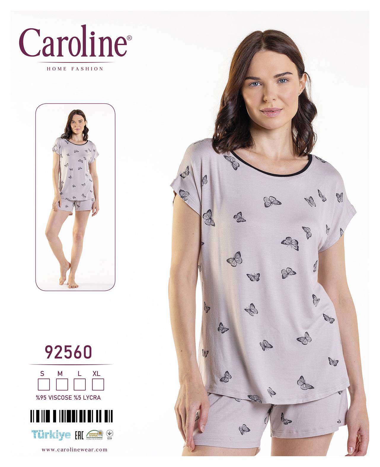 Caroline 92560 пижама S, M