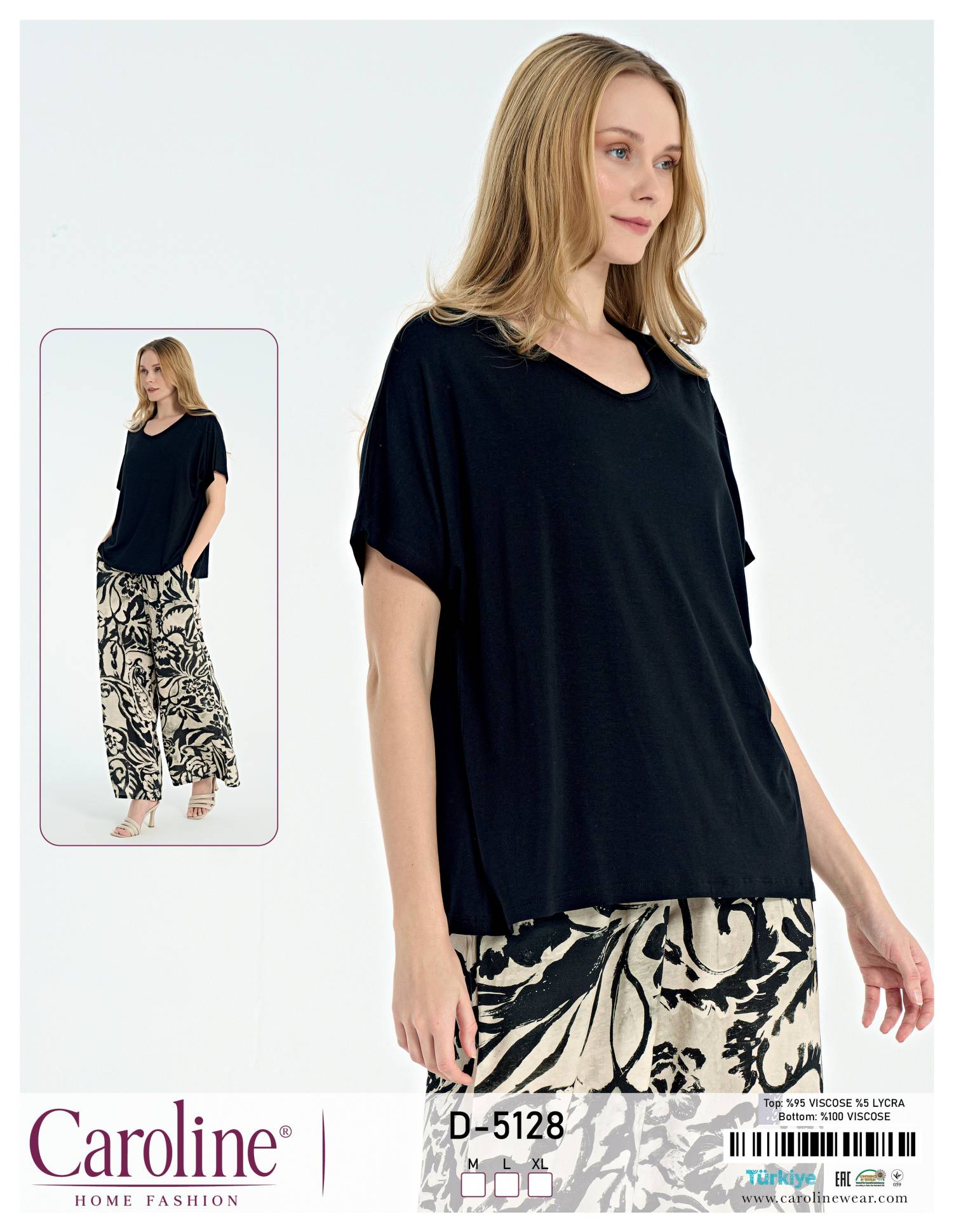 Caroline D-5128 пижама M, L, XL