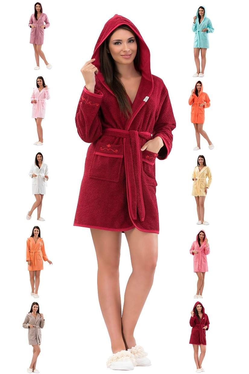 Ramel 419 халат женский короткий L, XL