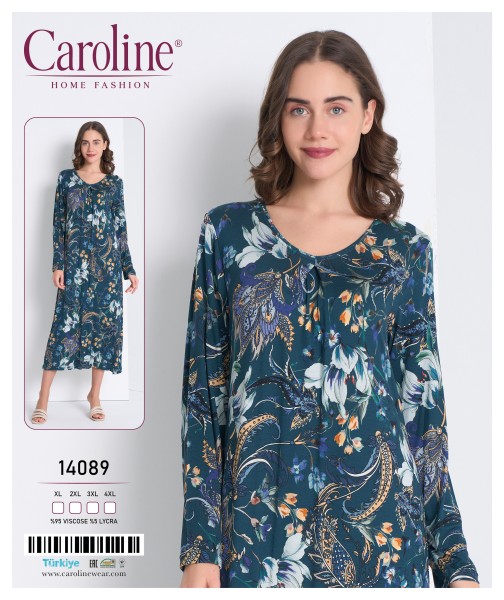 Caroline 14089 ночная рубашка XL, 2XL, 3XL, 4XL