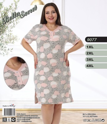 Metin 9077 ночная рубашка 1XL, 2XL, 3XL