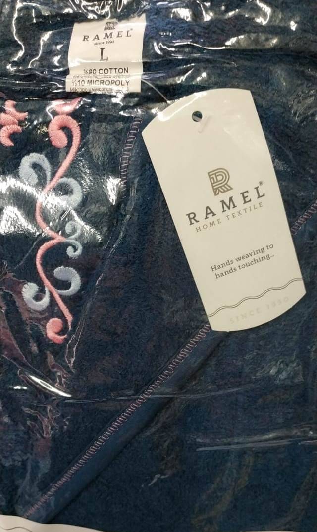 Ramel 432 халат женский с вышивкой L, XL