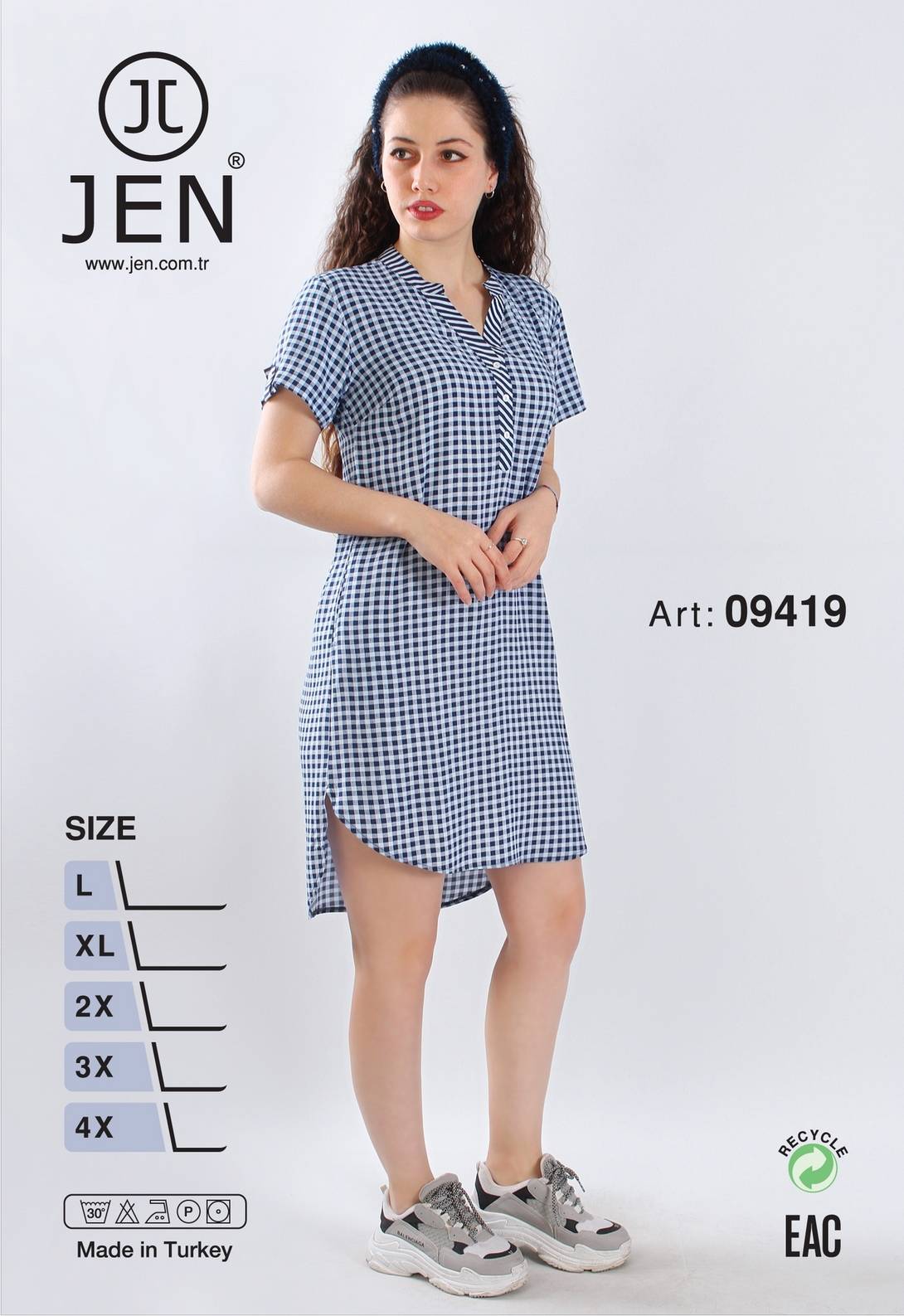 Jen 09419 туника L, XL, 2XL