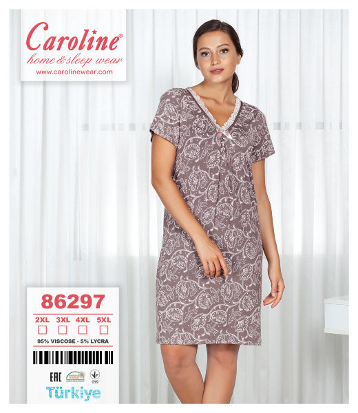 Caroline 86297 ночная рубашка 3XL