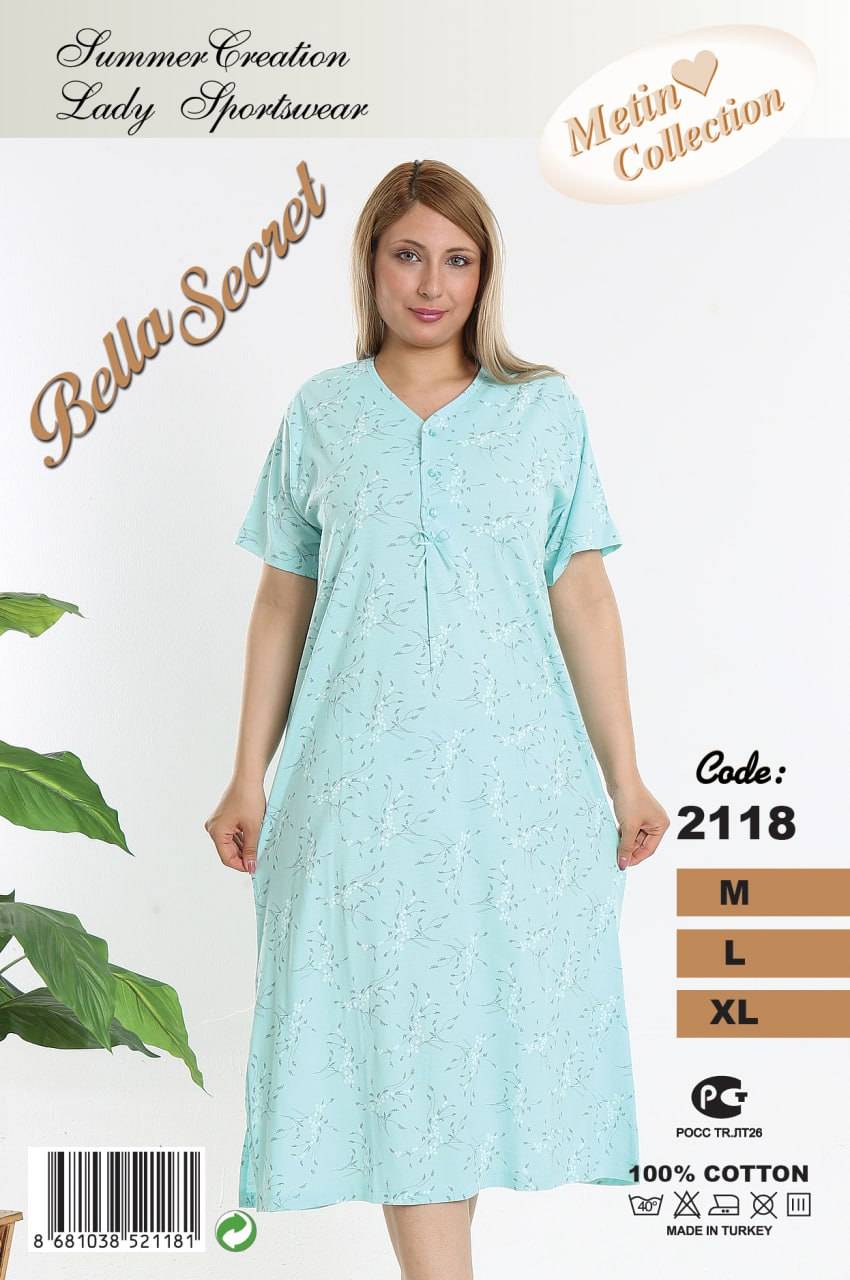 Metin 2118 ночная рубашка M, L