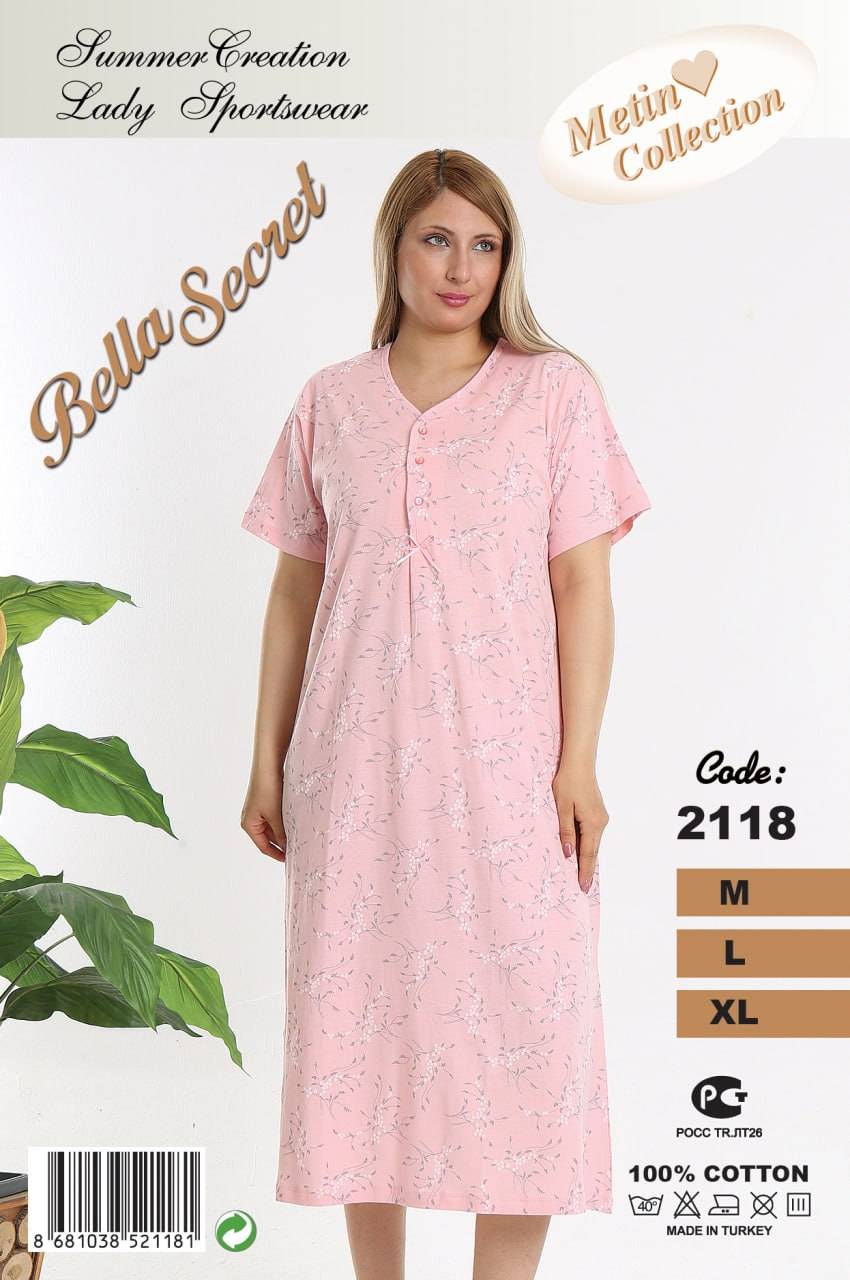 Metin 2118 ночная рубашка M, L