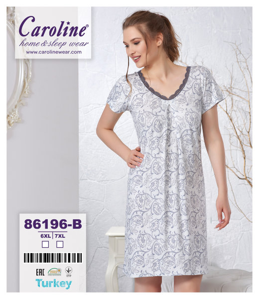 Caroline 86196-B ночная рубашка 6XL, 7XL