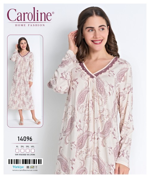 Caroline 14096 ночная рубашка XL, 2XL, 3XL, 4XL