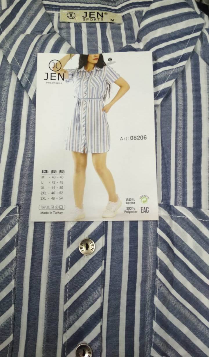 Jen 08206 халат M, L, 3XL
