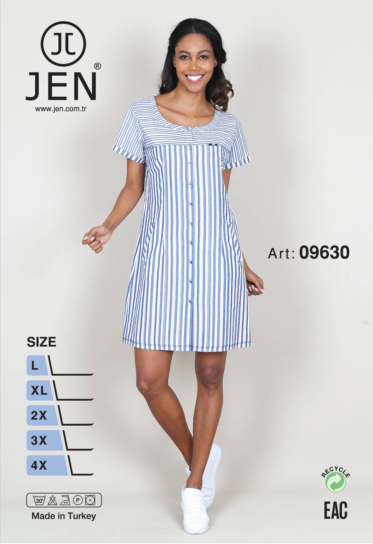 Jen 09630 халат 3XL, 4XL