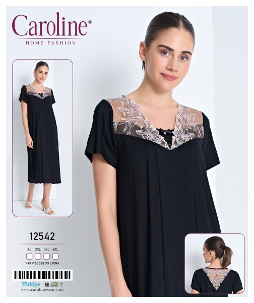Caroline 12542 ночная рубашка 2XL, 3XL, 4XL, 5XL