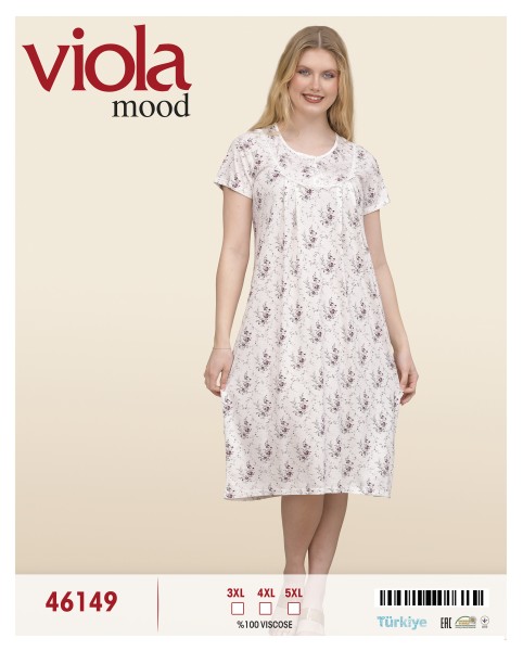 Viola 46149 ночная рубашка 3XL, 4XL, 5XL