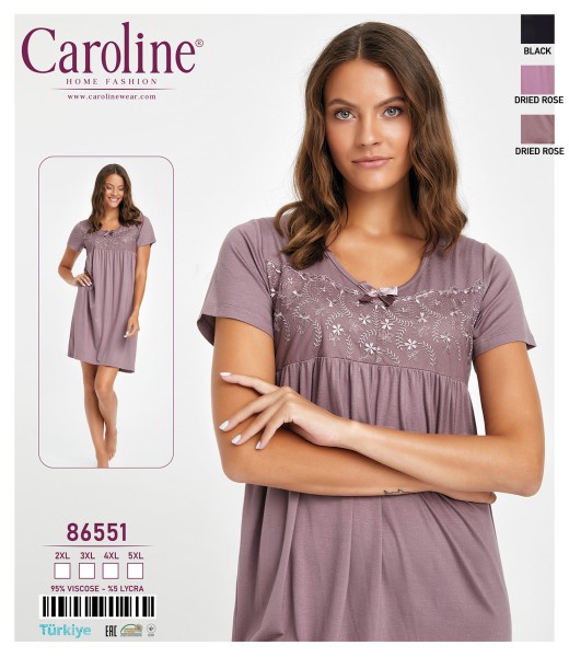 Caroline 86551 ночная рубашка 2XL, 3XL, 4XL, 5XL