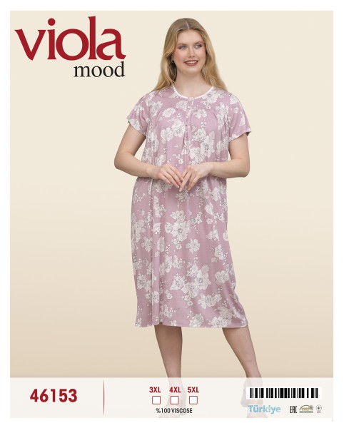 Viola 46153 ночная рубашка 3XL, 4XL, 5XL