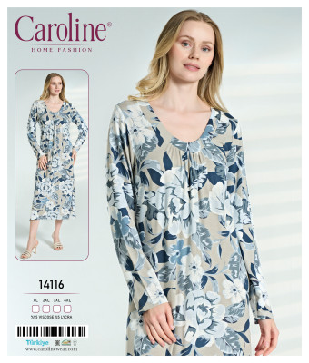 Caroline 14116 ночная рубашка XL, 2XL, 3XL, 4XL
