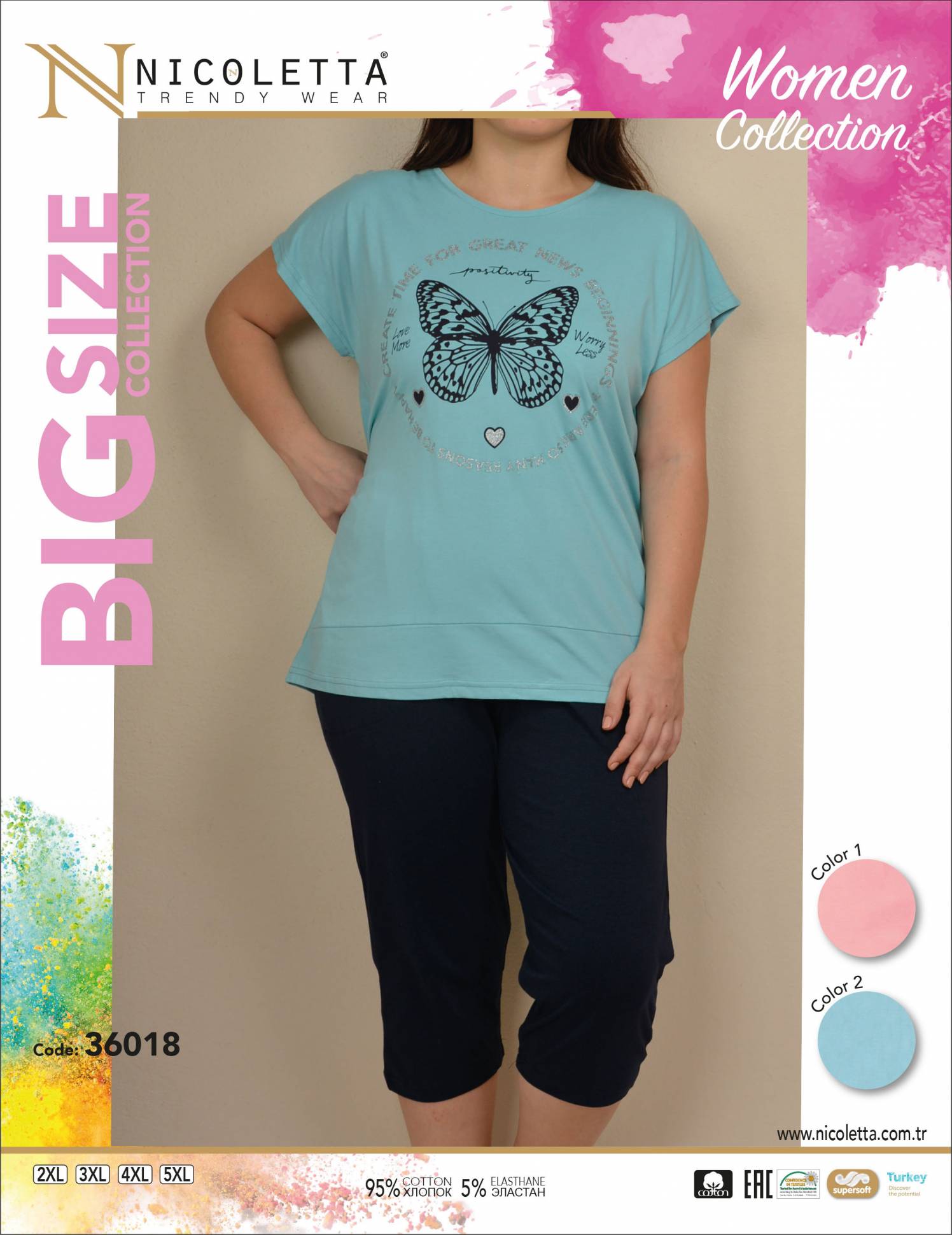 Nicoletta 36018 костюм 3XL, 4XL