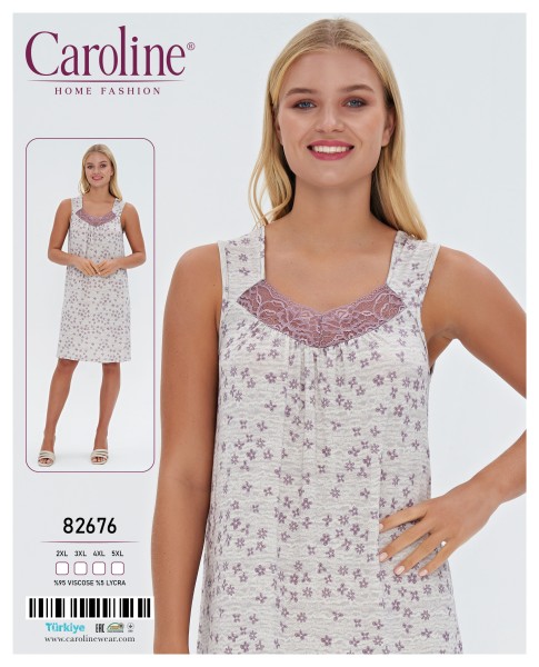 Caroline 82676 ночная рубашка 2XL, 3XL, 4XL, 5XL