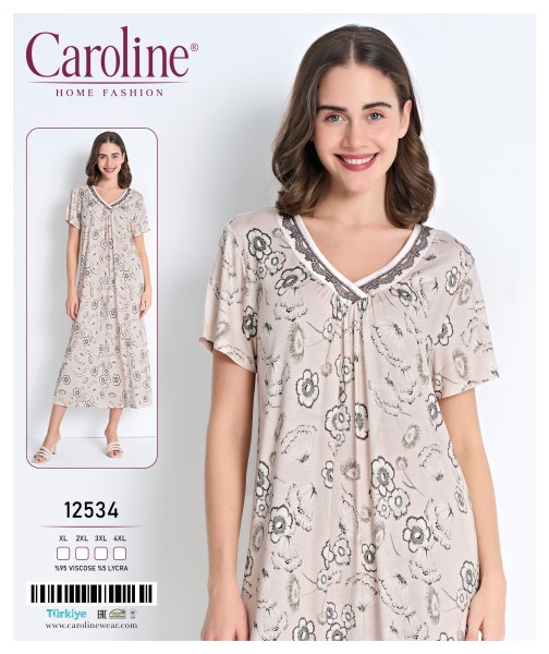 Caroline 12534 ночная рубашка XL, 2XL, 3XL, 4XL