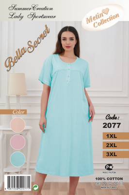 Metin 2077 ночная рубашка 1XL, 2XL, 3XL