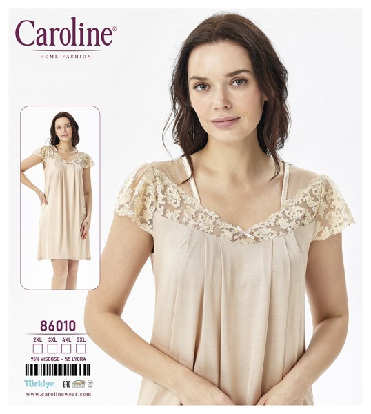 Caroline 86010 ночная рубашка 2XL, 3XL, 4XL, 5XL