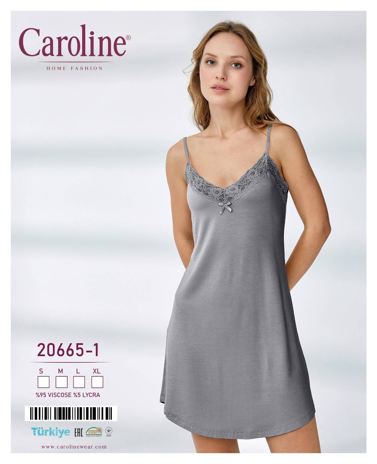 Caroline 20665 ночная рубашка S