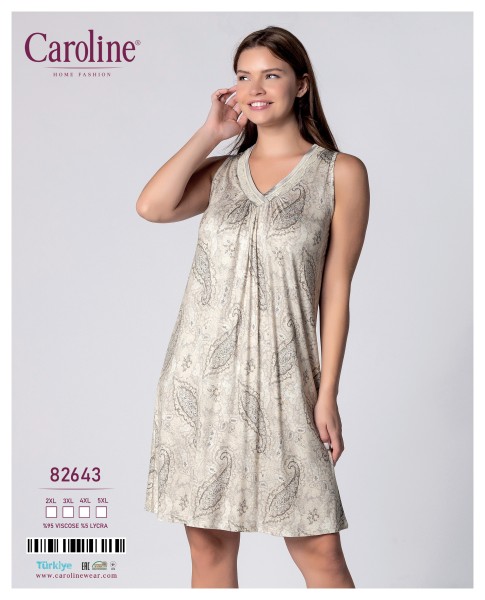 Caroline 82643 ночная рубашка 2XL, 3XL, 4XL, 5XL
