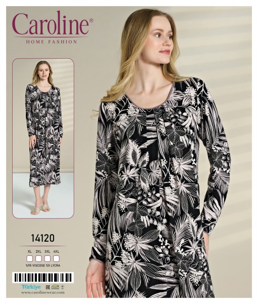 Caroline 14120 ночная рубашка XL, 2XL, 3XL, 4XL