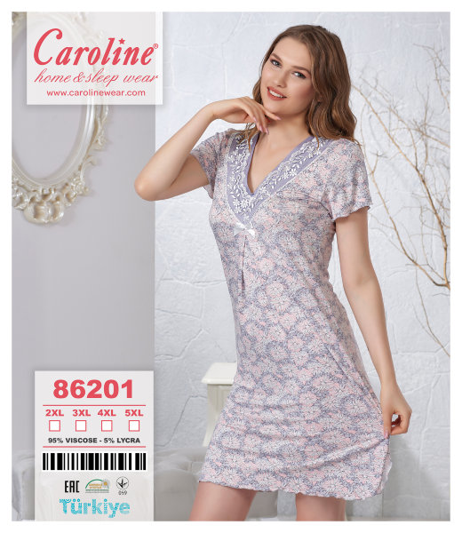 Caroline 86201 ночная рубашка 2XL, 3XL, 4XL, 5XL