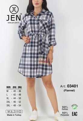 Jen 03401 халат M, L, XL, 2XL, 3XL