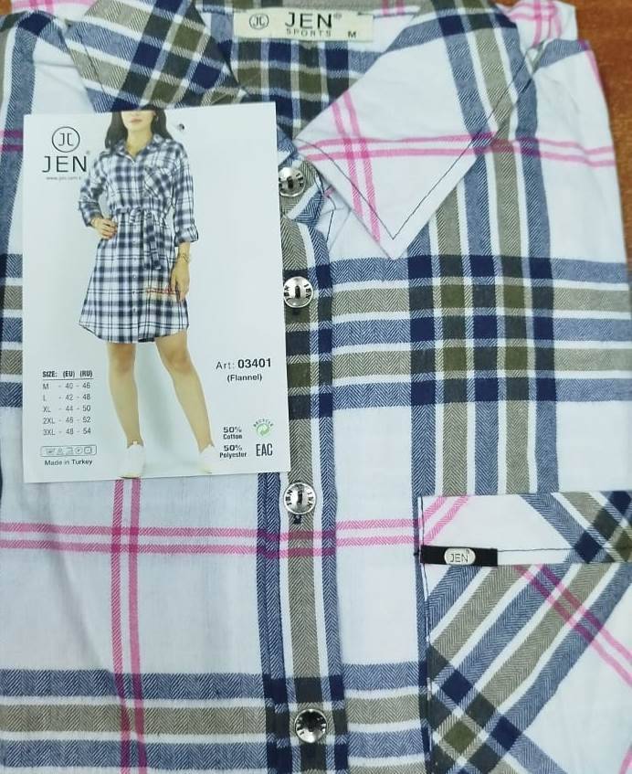 Jen 03401 халат M, L, XL, 2XL, 3XL