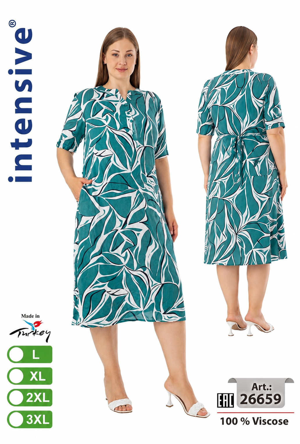Intensive 26659 платье L, XL, 2XL, 3XL