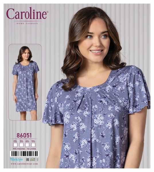 Caroline 86051 ночная рубашка 2XL, 3XL, 4XL, 5XL