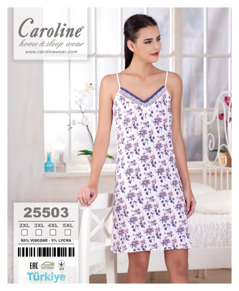 Caroline 25503 ночная рубашка 4XL