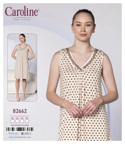 Caroline 82662 ночная рубашка 2XL, 3XL, 4XL, 5XL