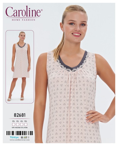 Caroline 82681 ночная рубашка 2XL, 3XL, 4XL, 5XL