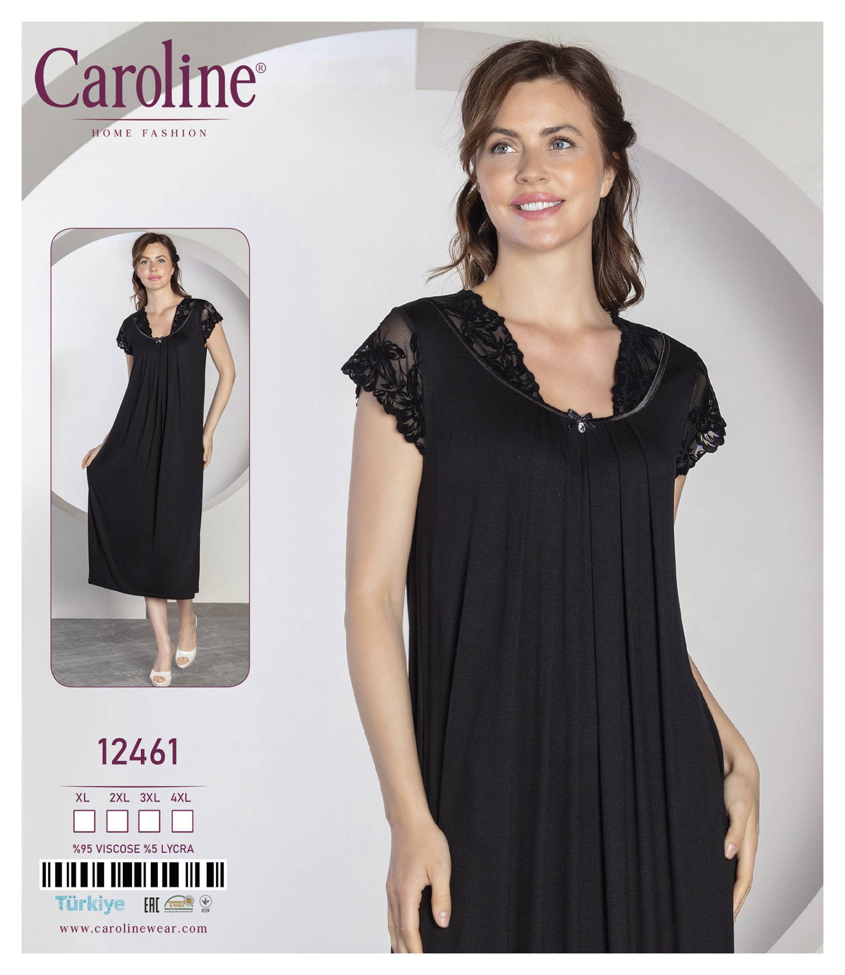 Caroline 12461 ночная рубашка 2XL