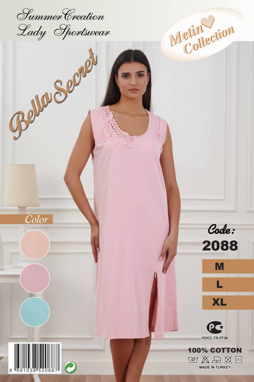 Metin 2088 ночная рубашка M, L, XL