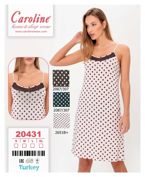 Caroline 20431 ночная рубашка S, M, L, XL