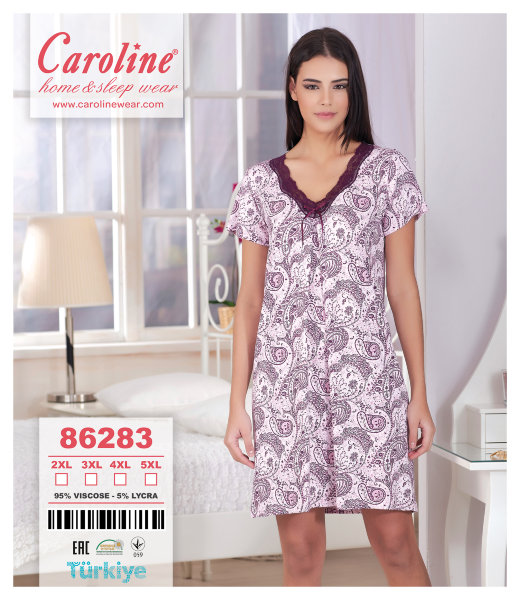 Caroline 86283 ночная рубашка 2XL, 3XL, 4XL, 5XL