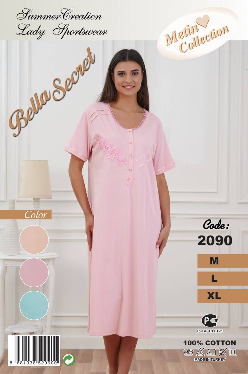 Metin 2090 ночная рубашка M, L, XL