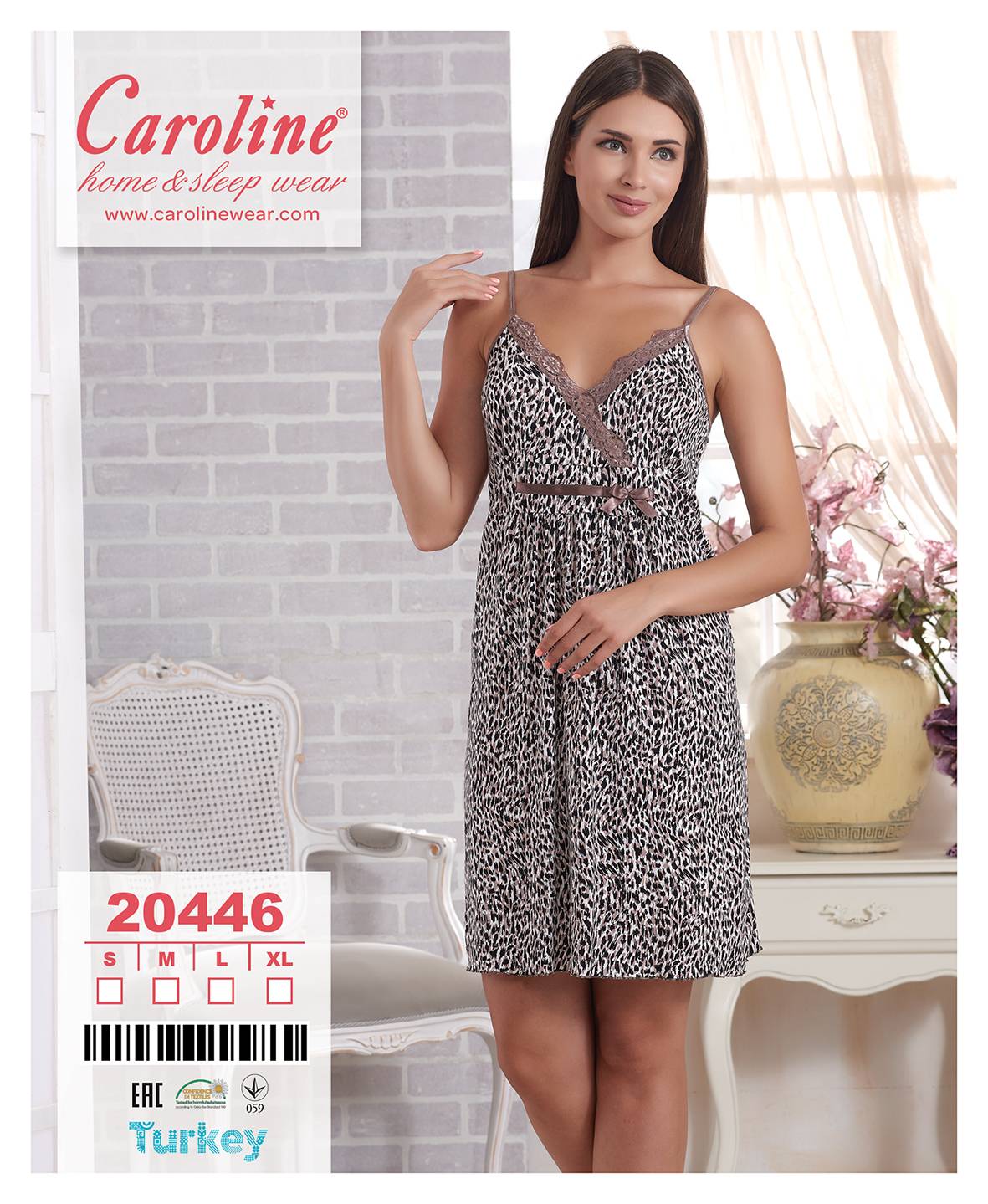 Caroline 20446 ночная рубашка S