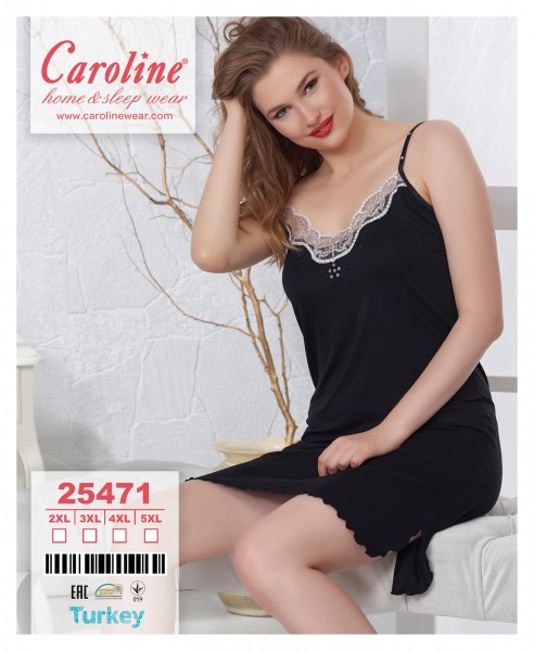 Caroline 25471 ночная рубашка 2XL, 3XL, 4XL