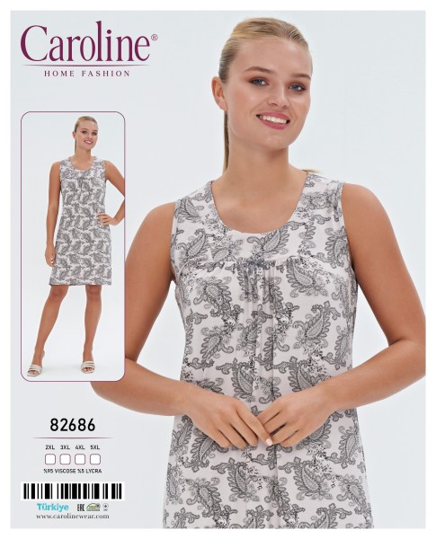Caroline 82686 ночная рубашка 2XL, 3XL, 4XL, 5XL
