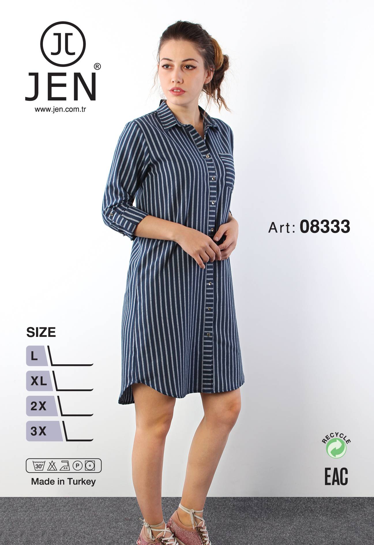 Jen 08333 халат L, XL