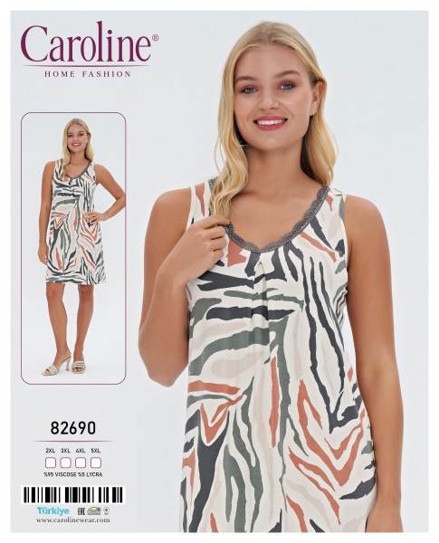 Caroline 82690 ночная рубашка 2XL, 3XL