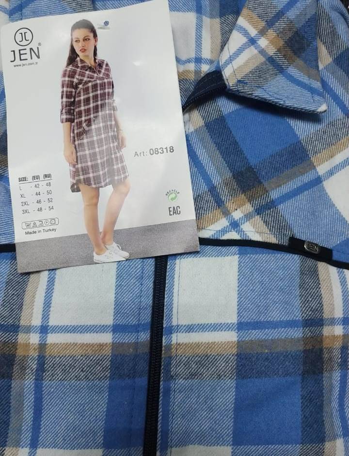 Jen 08318 халат L, XL, 2XL, 3XL