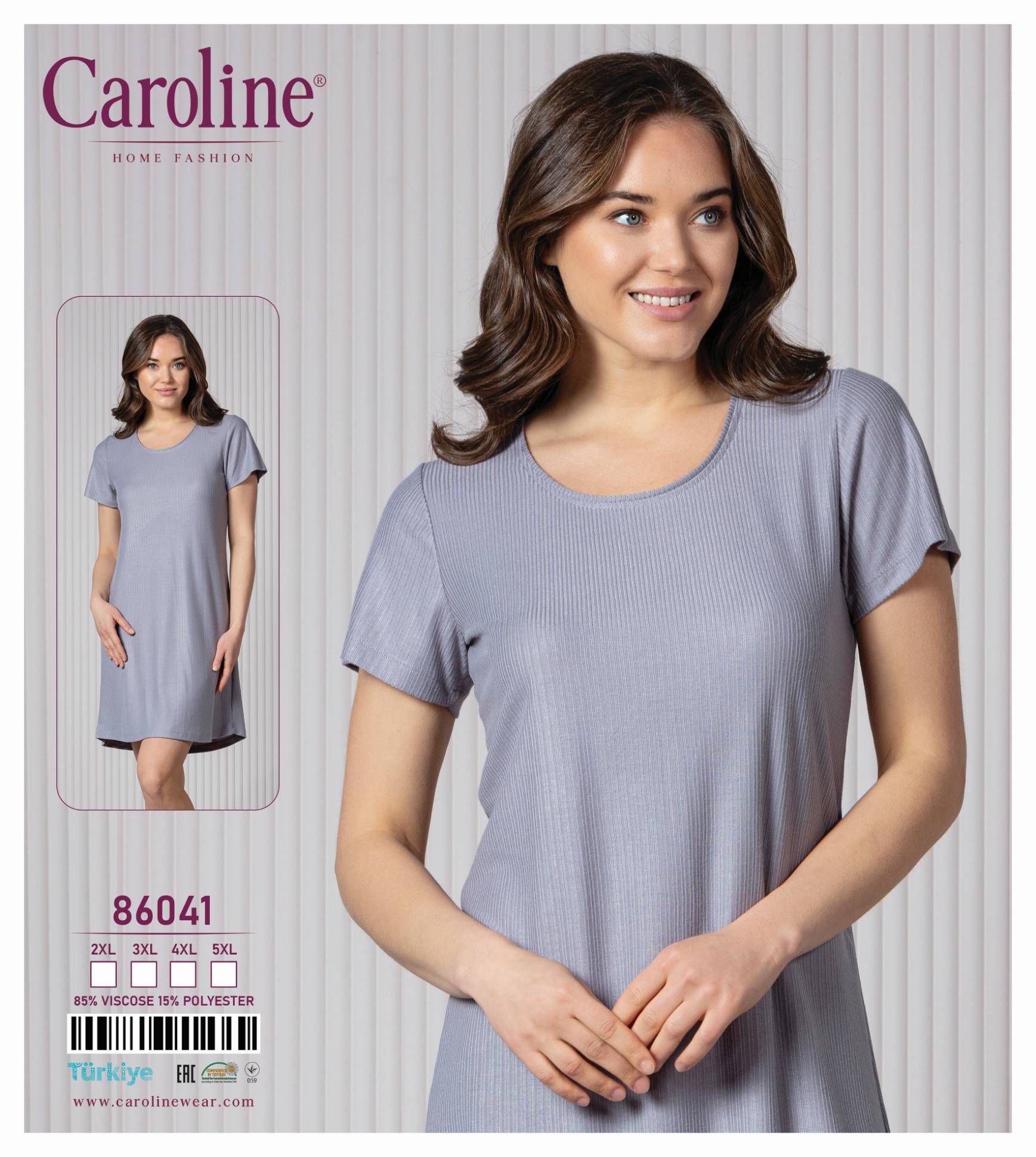 Caroline 86041 ночная рубашка 2XL