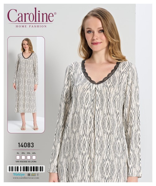 Caroline 14083 ночная рубашка XL, 2XL, 3XL, 4XL