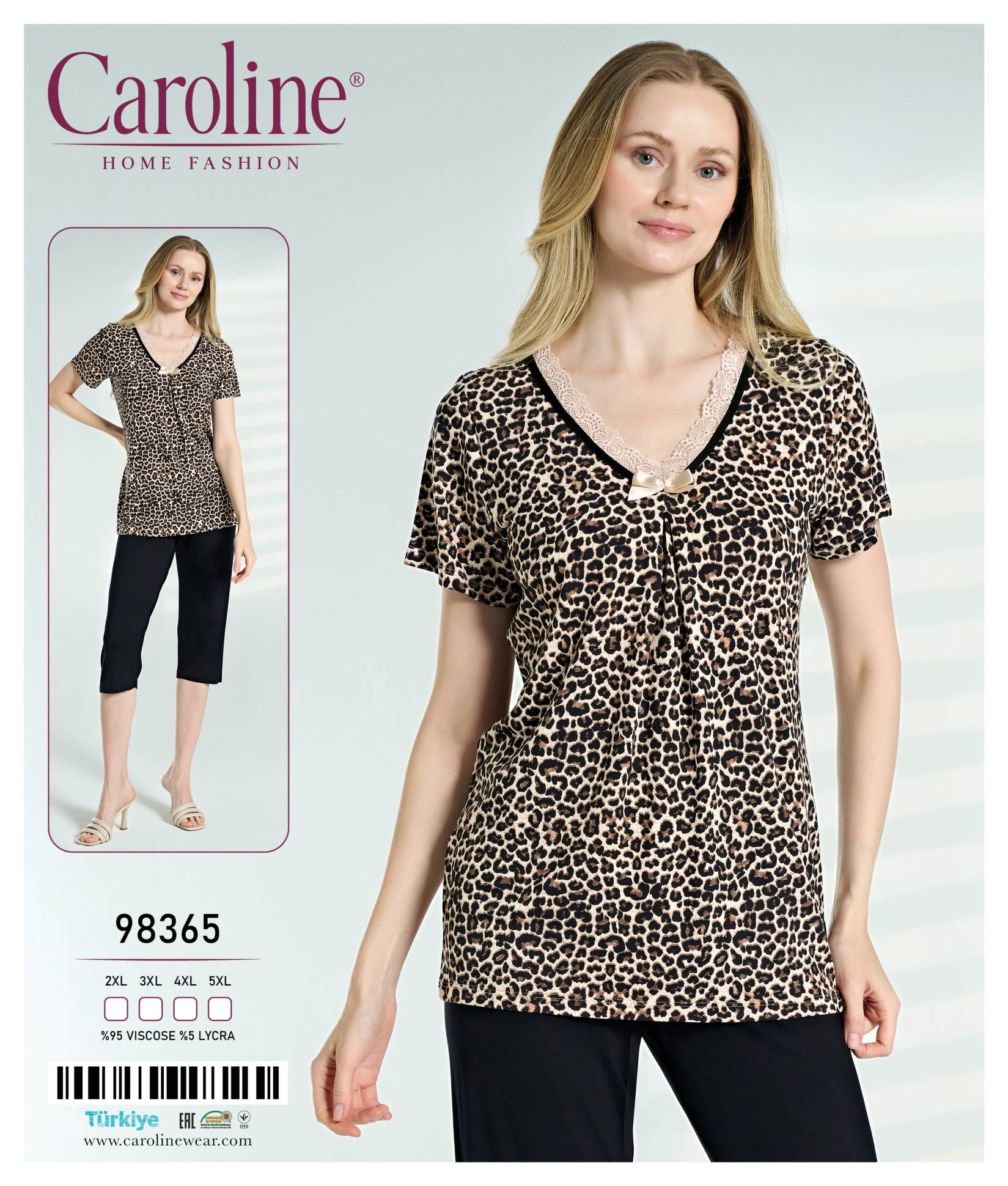 Caroline 98365 пижама 5XL