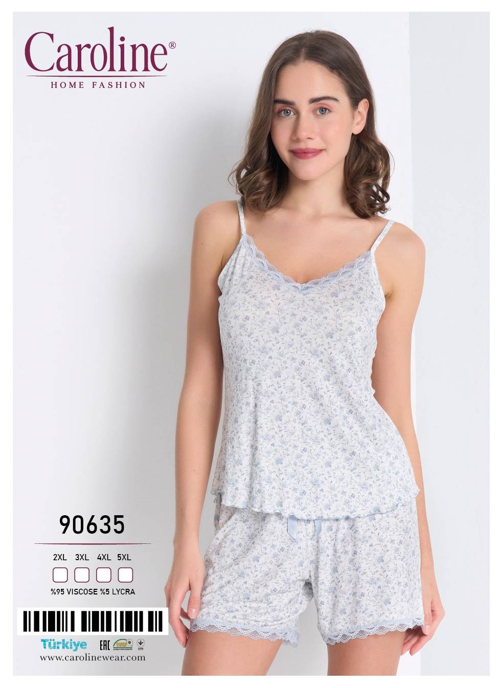 Caroline 90635 пижама 2XL, 3XL, 4XL, 5XL